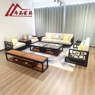 东方荟江南别院新中刺紫檀WMG红木关亦沙发苏客猬梨式实木厅沙发