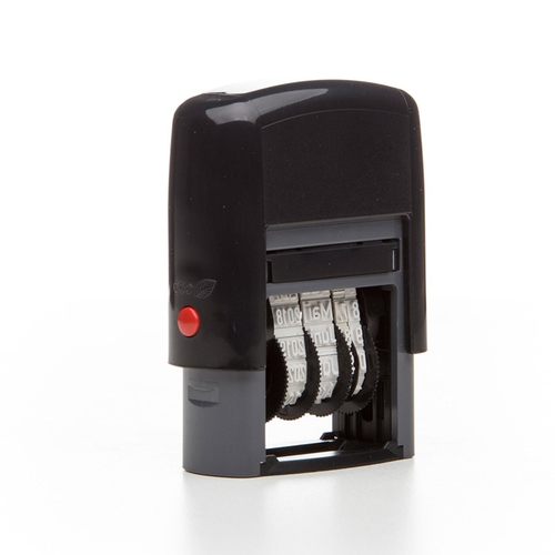 卓达4820日期章回墨印章自带印台翻转印生产可调日期数字印章中/