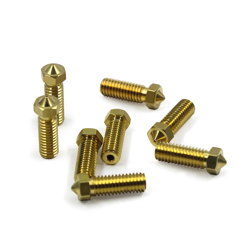 ARTILLERY 3D打印机E3D Nozzle火山喷嘴头0.2/0.4/0.6/0.8mm5个装