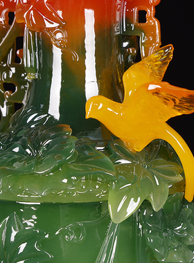 结婚花瓶摆件花一对插花婚庆用品家居电视柜客厅博古架装饰工艺品