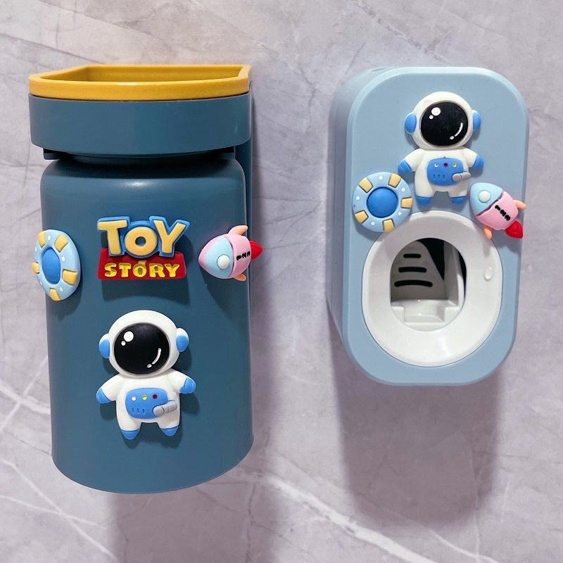 儿童宝宝漱口杯壁挂式洗漱杯套装男女孩牙刷牙杯置物架牙膏收纳盒,家庭/个人清洁工具,洗漱杯,淘宝优惠券,粉丝福利购,淘宝优惠卷