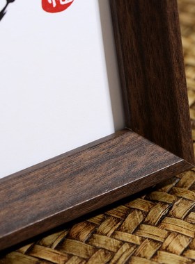 小满即安  新中式书法横款相框画喜庆风文字摆台画客厅装饰品摆件