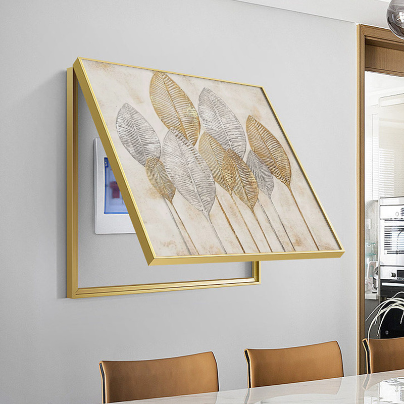 大芬花卉风景手绘油画电表箱遮挡画配电箱装饰画欧式饭厅液压挂画