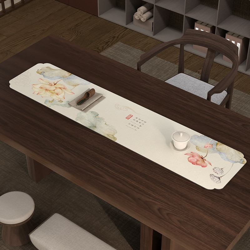 新中式茶席实木茶桌垫布茶台吸水凉垫茶垫隔热垫子禅意茶旗商务桌,居家布艺,茶席,淘宝优惠券,粉丝福利购,淘宝优惠卷