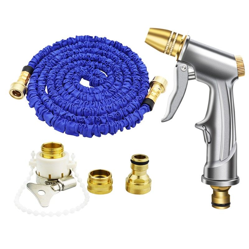 戎钰高压洗车水枪抢家用神器伸缩水管软管冲水泵套装浇花喷头工具