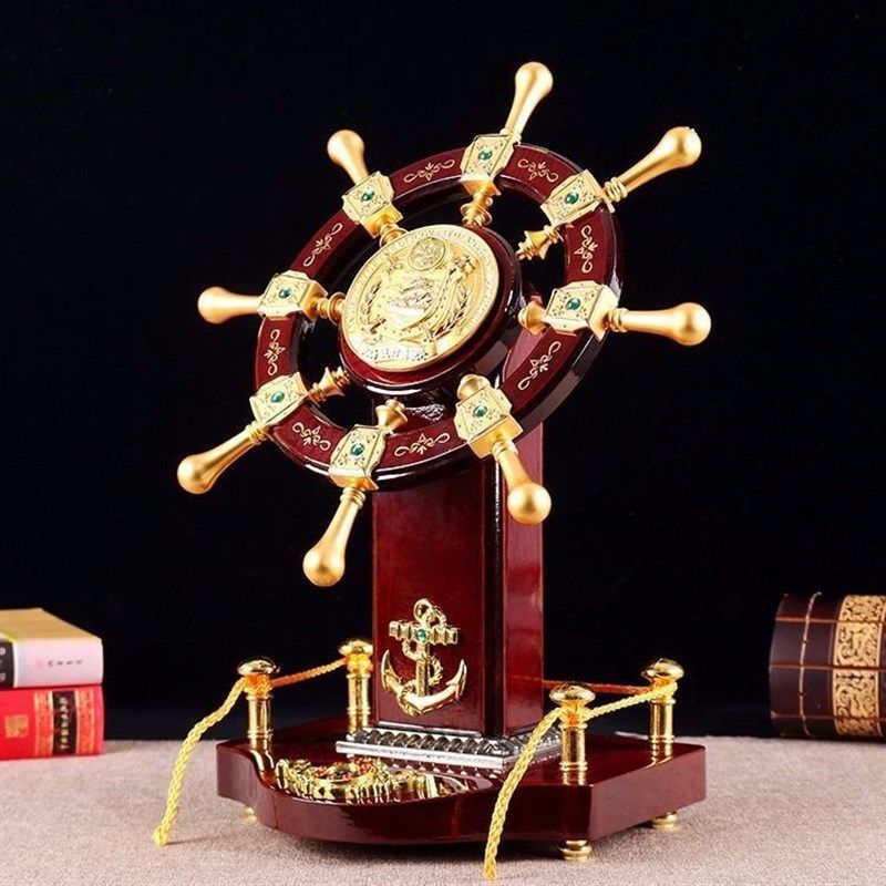创意领航舵摆件舵手船舵酒店公司开业送礼大摆件公室客厅桌面装饰,家居饰品,装饰摆件,淘宝优惠券,粉丝福利购,淘宝优惠卷