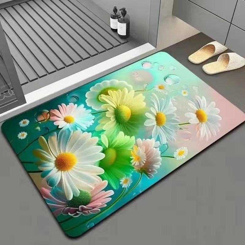 浴室地垫强吸水软硅藻泥垫卫生间门口耐脏防滑门垫厕所进门地毯垫,居家布艺,家用脚垫,淘宝优惠券,粉丝福利购,淘宝优惠卷