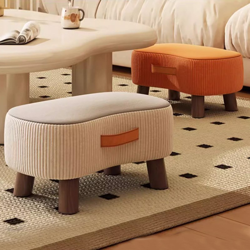 凳子家用客厅小板凳创意小坐凳茶几软包矮凳沙发脚踏凳实用换鞋凳