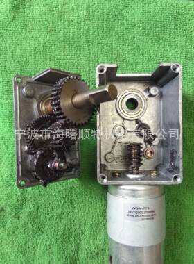 WGXQMM-77涡轮蜗杆减速电门窗电机机12V245V蜗轮直流马达