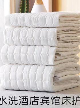 宾馆酒店床被上用品IJQ防滑民护宿保垫加厚折叠软垫席梦垫思褥子a