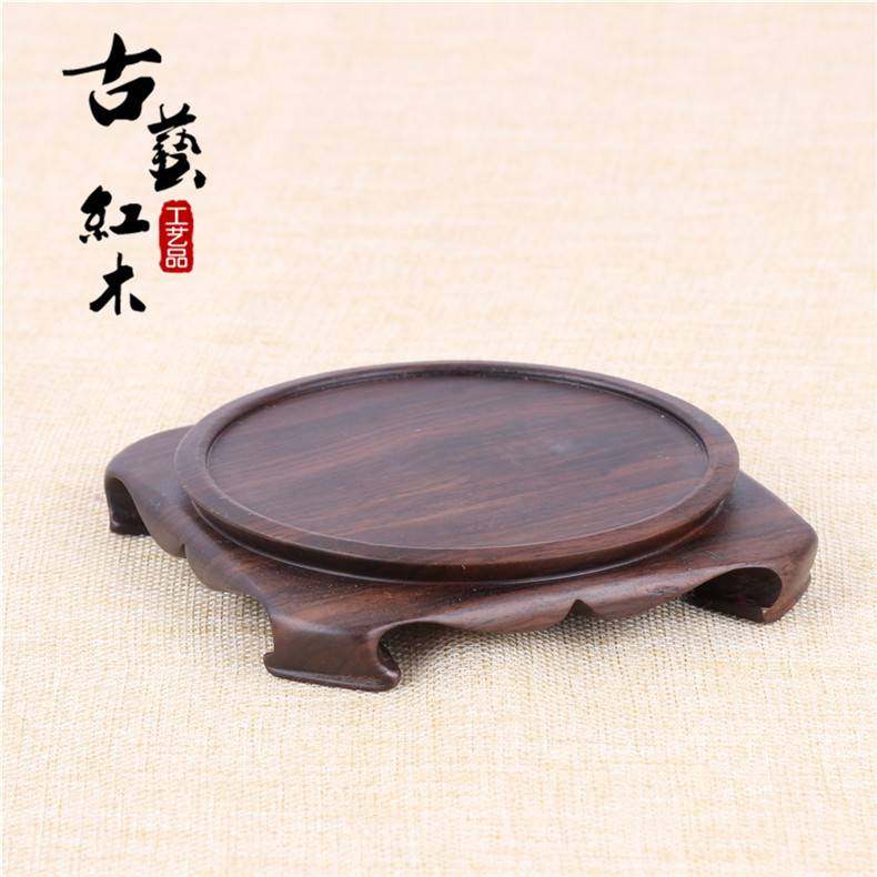 黑檀实木整块木雕刻底座天圆地方花瓶盆景奇石玉器紫砂茶壶底座,玩具/童车/益智/积木/模型,垂直悬浮玩具,淘宝优惠券,粉丝福利购,淘宝优惠卷