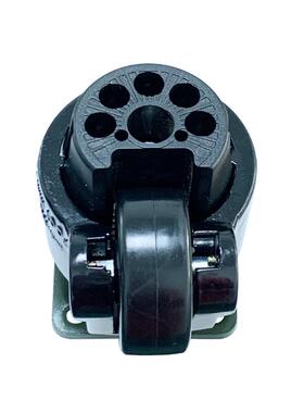 120F加重震黑色调节轮耐磨支撑万ZSP向转向轮福推轮马设备车减轮