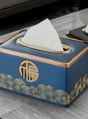 中式创意纸巾盒IPQ摆新轻奢家居客厅餐茶几抽纸装饰品现代件简桌