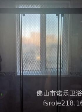 极窄一门字型304不锈钢淋浴房弧形浴房钢WIQ淋化移半圆淋浴扇房