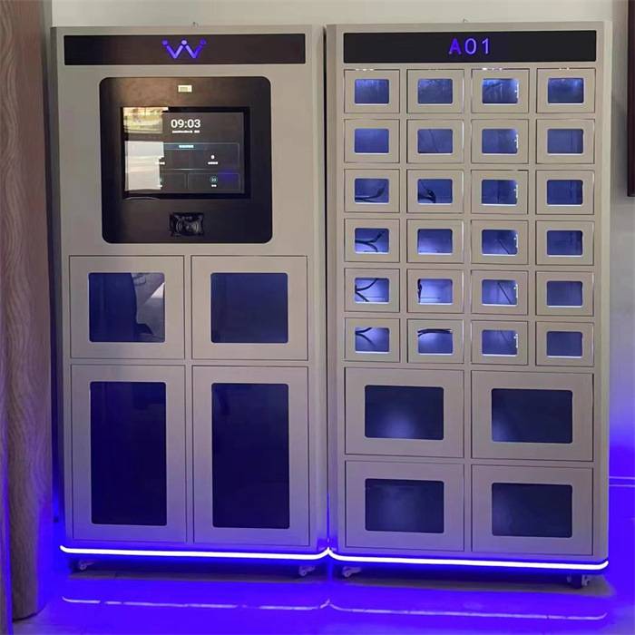 手机保管箱存放柜学生收纳箱带锁管理箱存放箱箱存放盒钢制文件柜