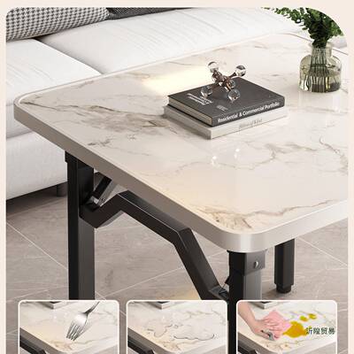 小可折叠子正方形家户用便携餐桌型简易吃饭桌F996SSHH子四方桌桌