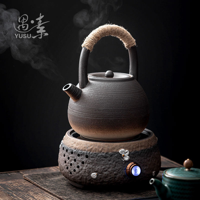 提梁电陶炉煮茶套装围炉煮茶