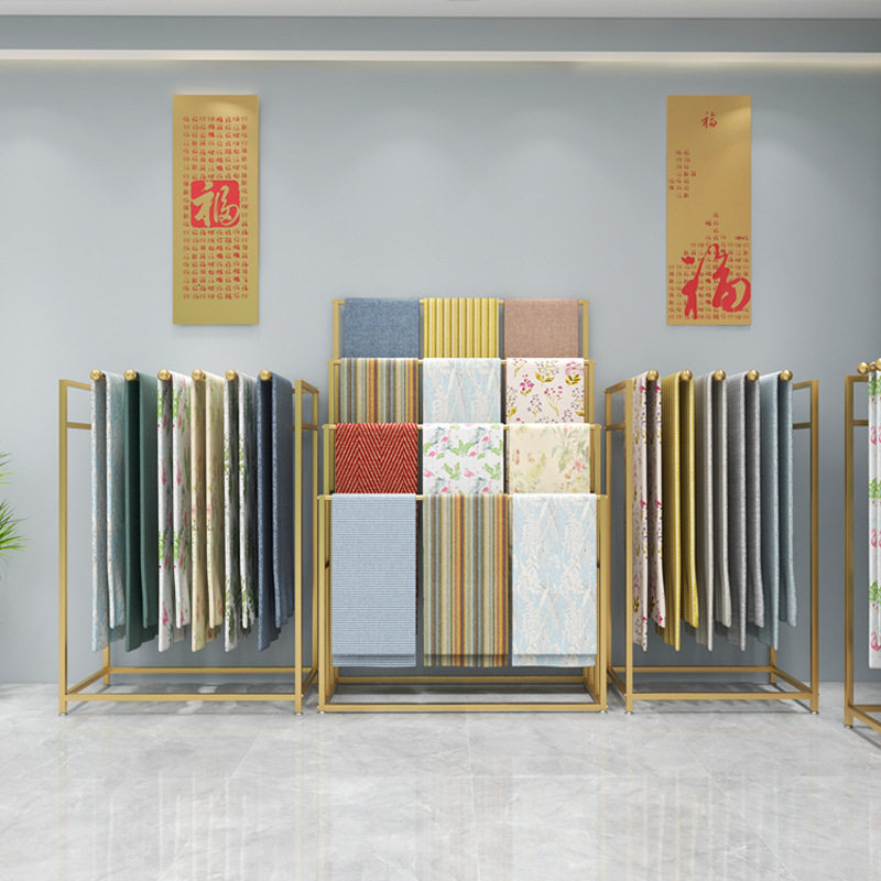 家纺店落地式被子毛毯展示架