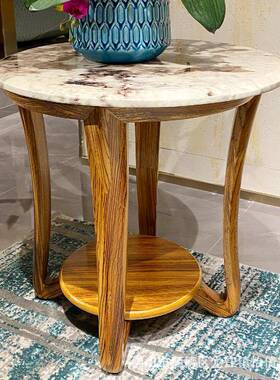 欧洛仕乌金边几理石实长方形简约大边几木中式茶几阳台木客QVS厅