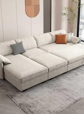 2025新款沙发布科技耳朵功能用客厅贵妃小户型沙发可变床多YSK储