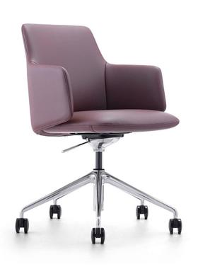 降皮面书单人带轮旋转酒店房发会议室沙椅时尚办公室DVM员工升电