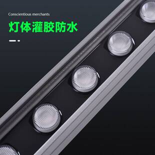 led洗墙灯户外防水36W线条灯桥梁门头招牌楼体酒店亮化硬灯条厂家
