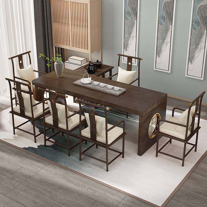 新中式茶室实木茶桌家用客厅禅意会客泡茶桌子酒店别墅茶桌椅组合,玩具/童车/益智/积木/模型,垂直悬浮玩具,淘宝优惠券,粉丝福利购,淘宝优惠卷