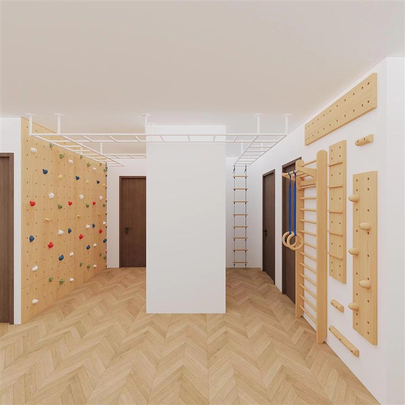 攀岩墙儿童家用室内攀爬墙幼儿园定制攀爬架岩点儿童体能训练攀岩