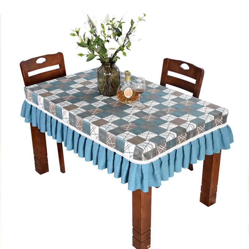 简约现代长方形桌布餐桌罩茶几子布固定长条方台布布艺定制