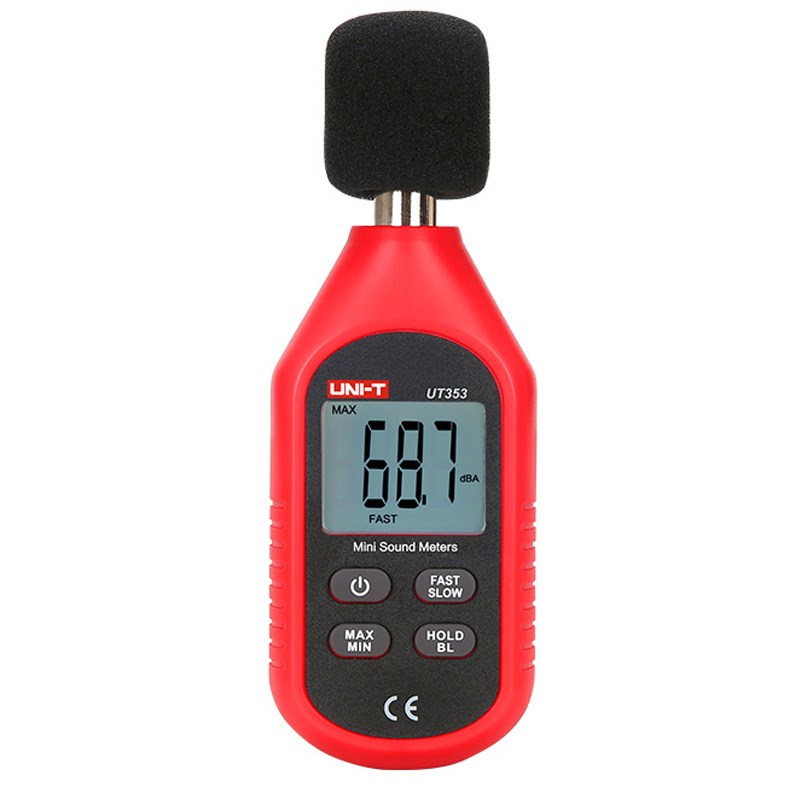 优利德升级迷你数字测光仪照度计测风速仪噪音计高精度温湿度