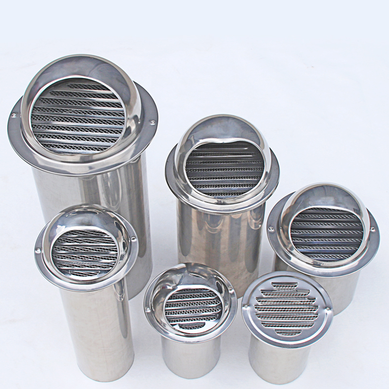 30不锈钢风帽 外墙出风口油烟机排烟管防风罩排风口穿墙风帽防雨