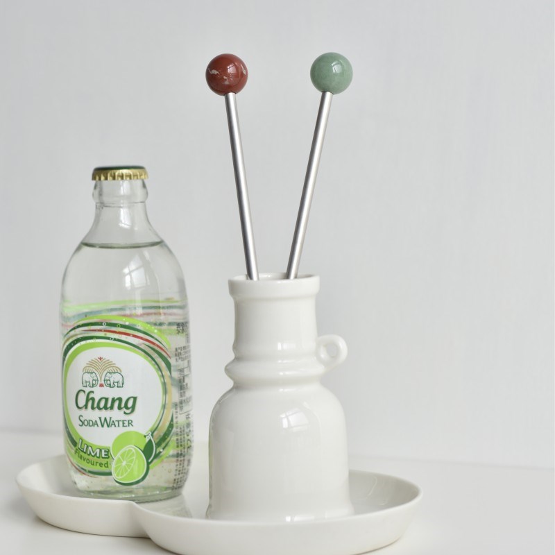 创意不锈钢咖啡搅拌棒长柄鸡尾奶茶搅拌勺子家用调酒棒奶粉搅奶棒