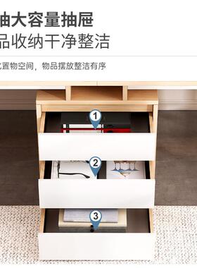 双人脑桌家用桌办公桌简约现代字UTQ书电桌学习桌卧室长子写桌椅