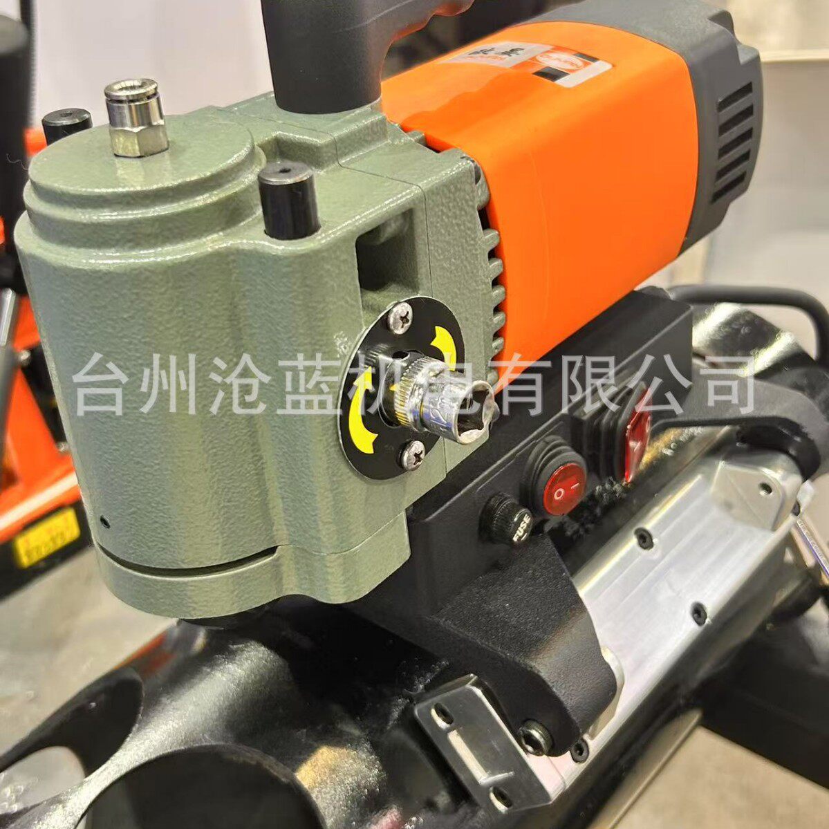 柯本凯顿KB6335永磁型卧式空心钻磁座钻磁力钻钢板钻取芯钻开孔钻