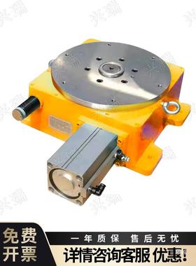 气动度分盘旋转多工位分度割器分头转工盘立式数控回QTP转盘作台