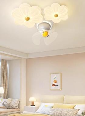 卧室灯风扇厅灯主现代简约餐吸灯顶灯家用摇头电扇80719照明一体