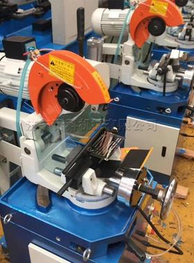 无毛刺锈方管圆管切割机台式锯片切割下料管qk-84515机不钢可转旋