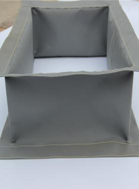 江899苏济耐通直供成都温耐腐风布筒软连接灰色帆软连接隔降音噪