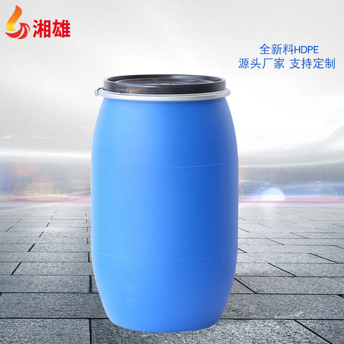 200L圆形化工塑料法兰密封桶