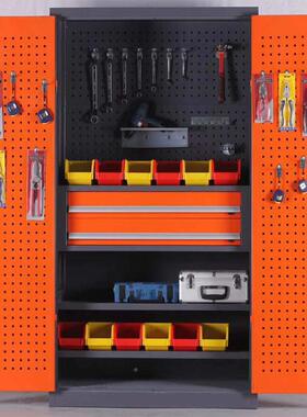 重型五金工具柜子车间用双开门工具收皮柜纳铁工厂LQL零件柜柜储