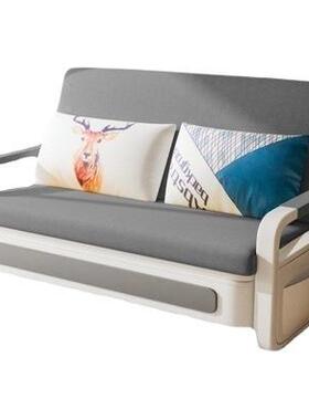 发床两用陪护伸折叠简易JPK可折叠布艺小户型出租屋沙缩沙发床