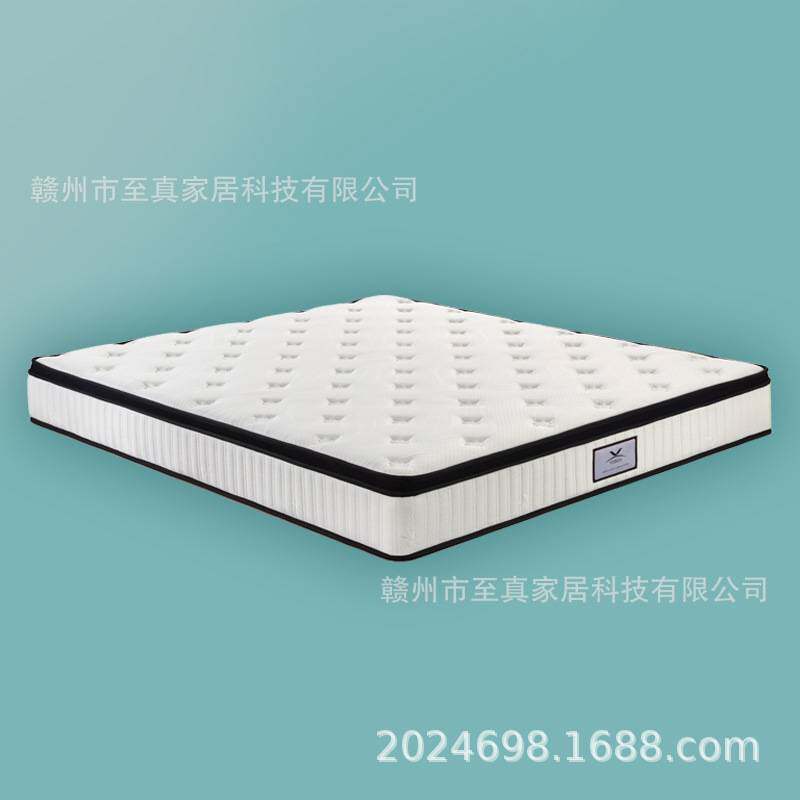 整网弹簧床垫乳胶层双人床1.8x2米床垫席梦思1米5床垫偏硬