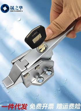 QNH迫紧缩把压手设备门用上偏心杠杆锁锌合金量锁门锁烤箱柜门把