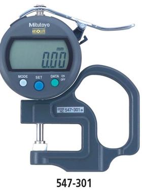 Mittoyo百分三丰测厚数显测厚表504u7-301数显测厚规0-1mm表厚度