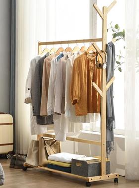 家逸木落地衣服帽BVC架简子易卧室挂衣实架创意衣架厂家直销