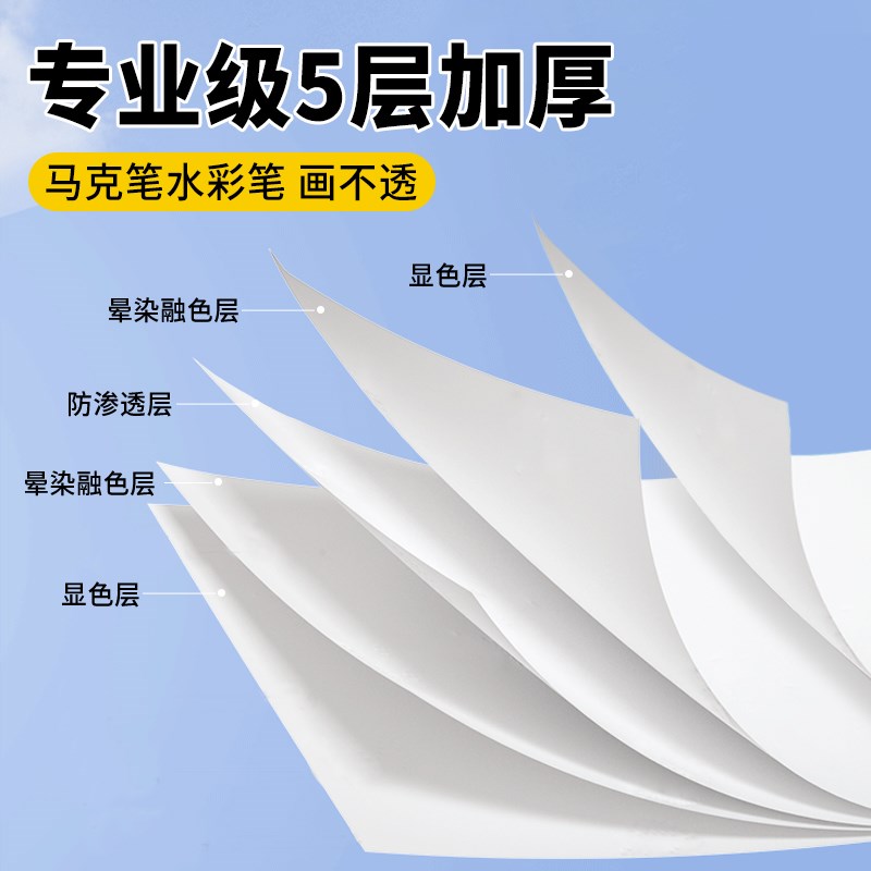 加厚图画本小学生专用画画本儿童幼儿园空白绘画本一二三年级美术