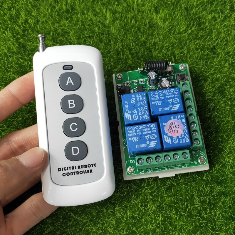 V-2VDC路门禁电机升降机起重机LED灯具开关+1000-F遥控