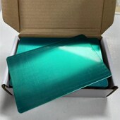 赫尔槽100 0.2MM单面抛光双贴膜哈氏片哈氏槽抛光镜面黄铜片