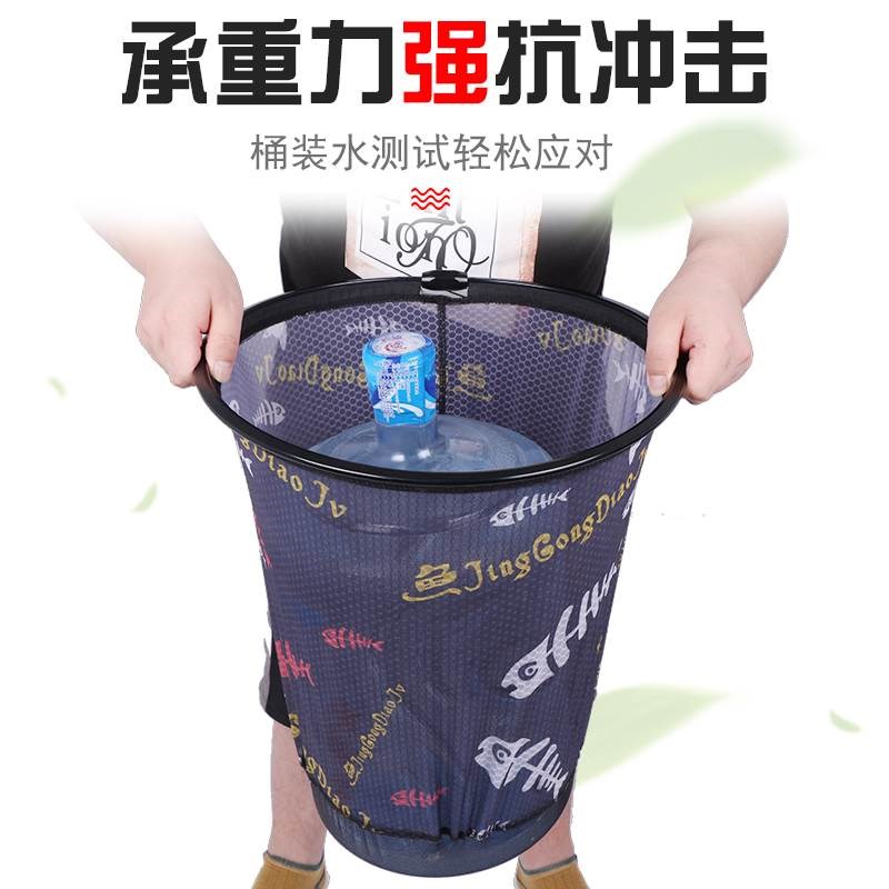 铝合金抄网头防挂钩抄网抄鱼网头网兜超轻纳米加深网抄头