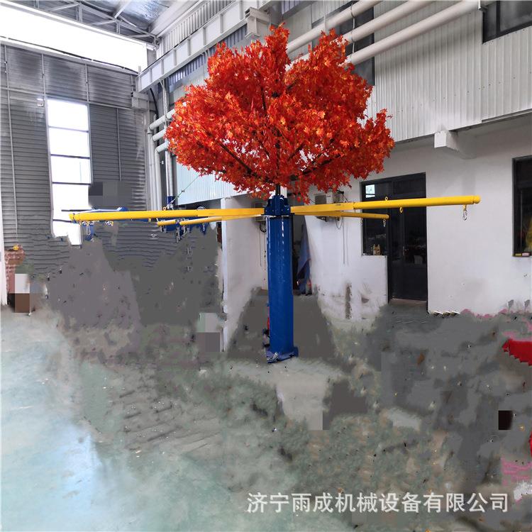 雪地游玩转转 户外冰雪设备 滑雪场地旋转木马 视频 图片